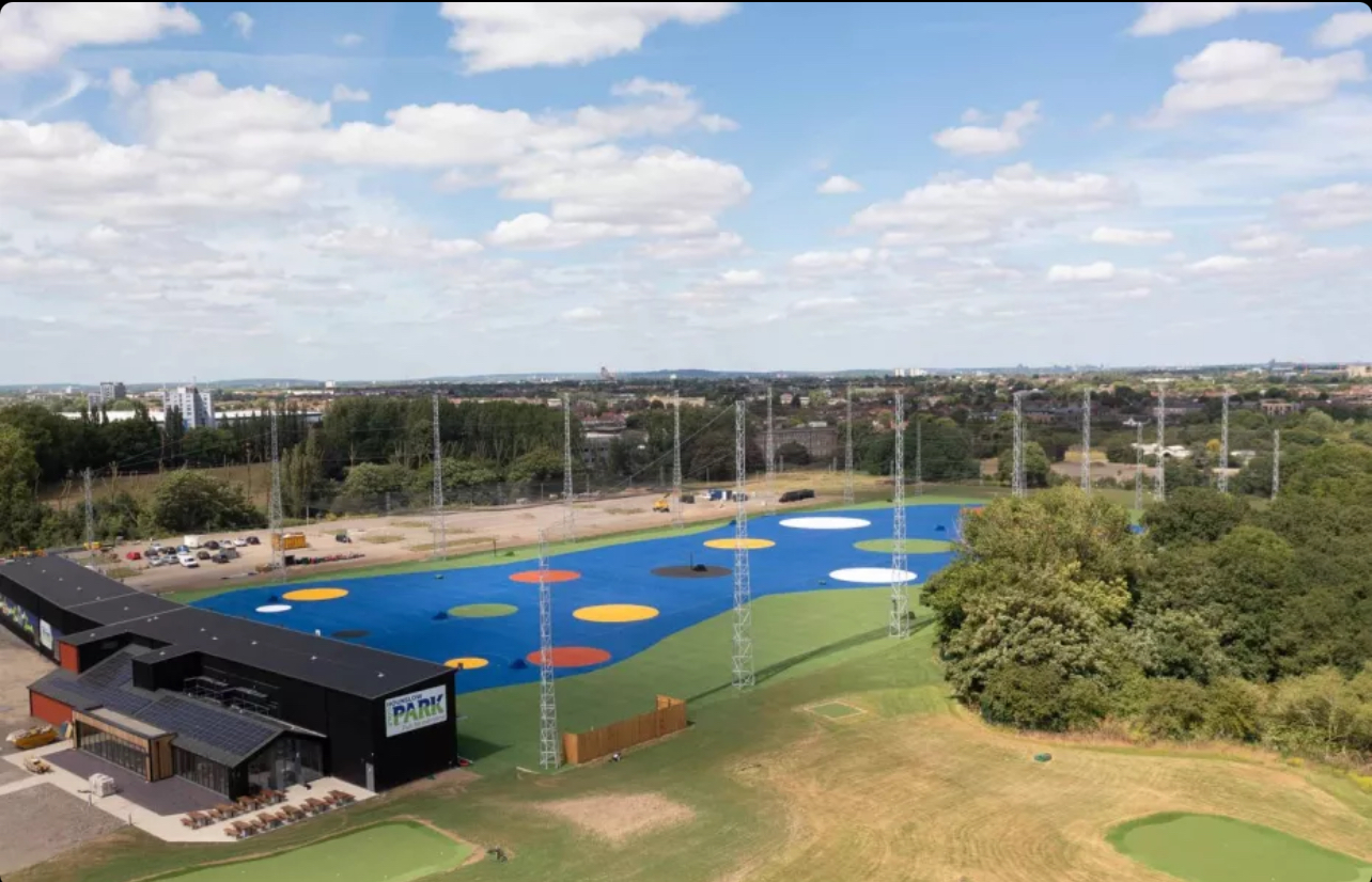Aerial view of the Good Time Golfin venue